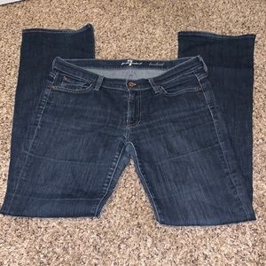 7 for all mankind boot cut jeans